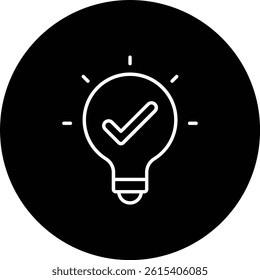 Idea vector icon. Can be used for printing, mobile and web applications.