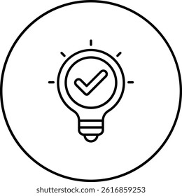 Idea vector icon. Can be used for printing, mobile and web applications.