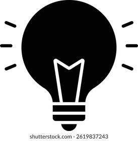 Idea vector icon. Can be used for printing, mobile and web applications.