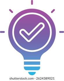 Ícone do vetor de ideias. Pode ser usado para impressão, aplicativos móveis e da Web.