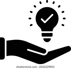 Ícone do vetor de ideias. Pode ser usado para impressão, aplicativos móveis e da Web.