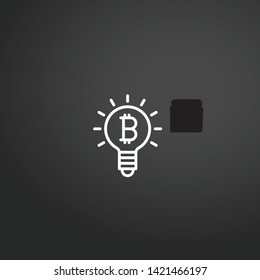 Idea vector icon. Idea concept stroke symbol design. Thin graphic elements vector illustration, outline pattern for your web site design, logo, UI. EPS 10.
