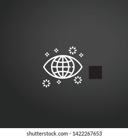 Idea vector icon. Idea concept stroke symbol design. Thin graphic elements vector illustration, outline pattern for your web site design, logo, UI. EPS 10.