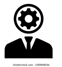 idea vector icon. Creativity related illustration sign. inspiration symbol or logo.