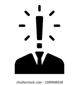 idea vector icon. Creativity related illustration sign. inspiration symbol or logo.