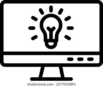 Ilustración de diseño de iconos de vectores de ideas