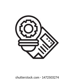 IDEA VECTOR ICON DESIGN TEMPLATE - Vector