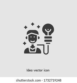 Idea vector icon illustration. Ui/Ux. Premium quality.