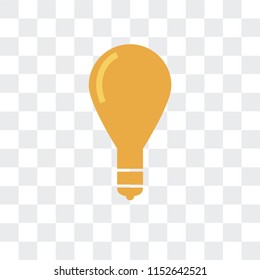 Idea vector icon isolated on transparent background, Idea logo concept