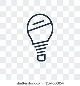 Idea vector icon isolated on transparent background, Idea logo concept
