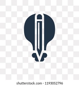 Idea vector icon isolated on transparent background, Idea transparency concept can be used web and mobile