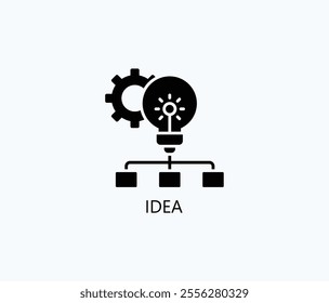 Idea Vector, Icon Or Logo Sign Symbol Illustration