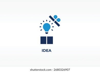 Vetor IDEA, ícone ou logotipo sinal símbolo isolado ilustração