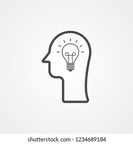 Idea vector icon sign symbol