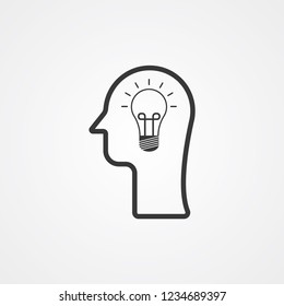 Idea vector icon sign symbol
