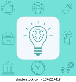 Idea vector icon sign symbol
