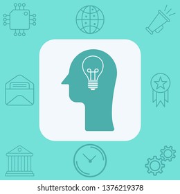 Idea vector icon sign symbol
