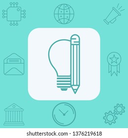 Idea vector icon sign symbol