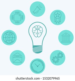 Idea vector icon sign symbol