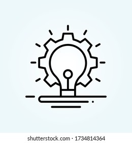 idea vector icon style illustration. Startup and new business symbol EPS 10
