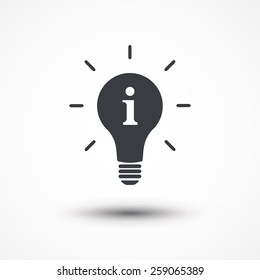 Idea vector illustration. Information
