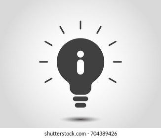 Idea vector illustration. Information