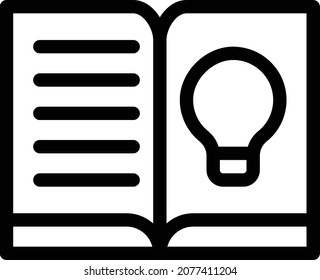 ilustración vectorial de idea aislada en un fondo transparente. iconos vectoriales de color para el concepto o los gráficos web.