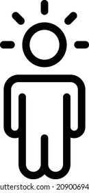 ilustración vectorial de idea aislada en un fondo transparente. iconos vectoriales de color para el concepto o los gráficos web.