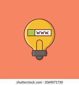 idea Vector illustration on a transparent background. Premium quality symbols. Vector Line Flat color  icon for concept and graphic design.
