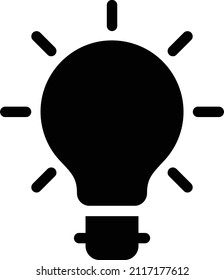idea Vector illustration on a transparent background.Premium quality symmbols.Glyphs vector icon for concept and graphic design.