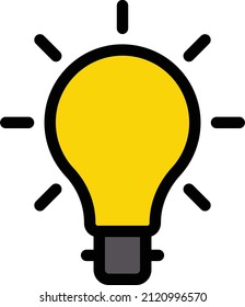 idea Vector illustration on a transparent background.Premium quality symmbols.Stroke vector icon for concept and graphic design.