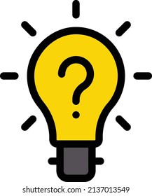 idea Vector illustration on a transparent background. Premium quality symbols. Stroke vector icon for concept and graphic design.