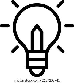 idea Vector illustration on a transparent background. Premium quality symmbols. Thin line vector icons for concept and graphic design.