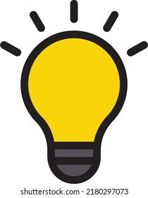 ilustración vectorial de idea en un fondo transparente.Símbolos de calidad premium.Icono vectorial de trazo para concepto y diseño gráfico.