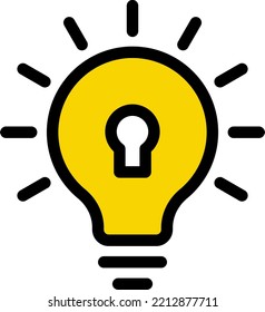 idea Vector illustration on a transparent background.Premium quality symmbols.Stroke vector icons for concept and graphic design.