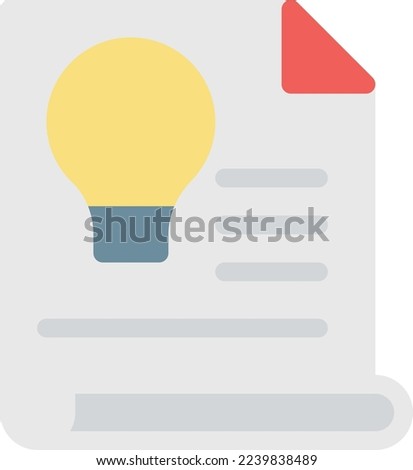idea Vector illustration on a transparent background. Premium quality symmbols. Line Color vector icons for concept and graphic design.