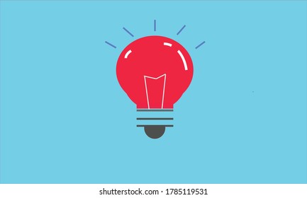 Idea vector ,light bulb design on blue background,vector
