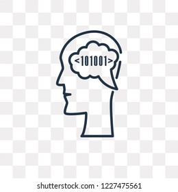 Idea vector outline icon isolated on transparent background, high quality linear Idea transparency concept can be used web and mobile