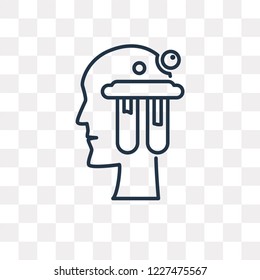 Idea vector outline icon isolated on transparent background, high quality linear Idea transparency concept can be used web and mobile