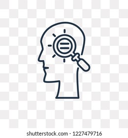 Idea vector outline icon isolated on transparent background, high quality linear Idea transparency concept can be used web and mobile