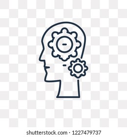 Idea vector outline icon isolated on transparent background, high quality linear Idea transparency concept can be used web and mobile