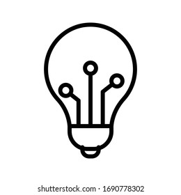 Thin-Line-Symbol der Vektorillustration 