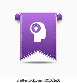 Idea Violet Vector Icon Design