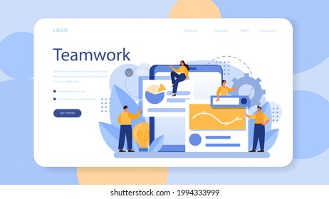 Idea web banner or landing page. Creative innovation or business solution generation. Inspiration and imagination in a brainstorm. Light bulb as metaphor. Isolated flat vector illustration
