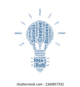 idea word cloud. tag cloud about idea.