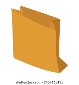 Ideal for environmentally friendly shopping and storage, the paper bag is a recyclable alternative to plastic, embodying simplicity and environmental responsibility. Brown bag, insulated item