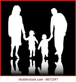 Ideal family , vector work