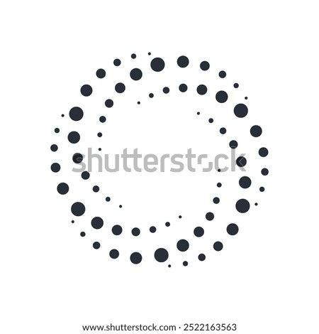 Ideal flow movement. Whirlpool of events. Search for something new. Impression. Desire. Strong feelings. Vector illustration isolated on white background.