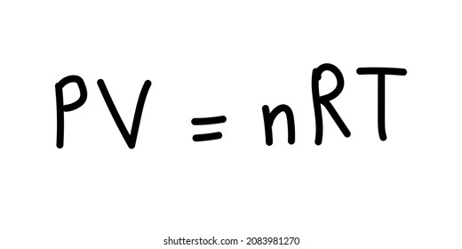 Ideal Gas Law Formula In Chemistry