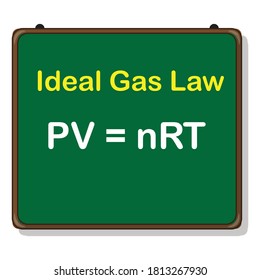 Ideal Gas Law On Green Board